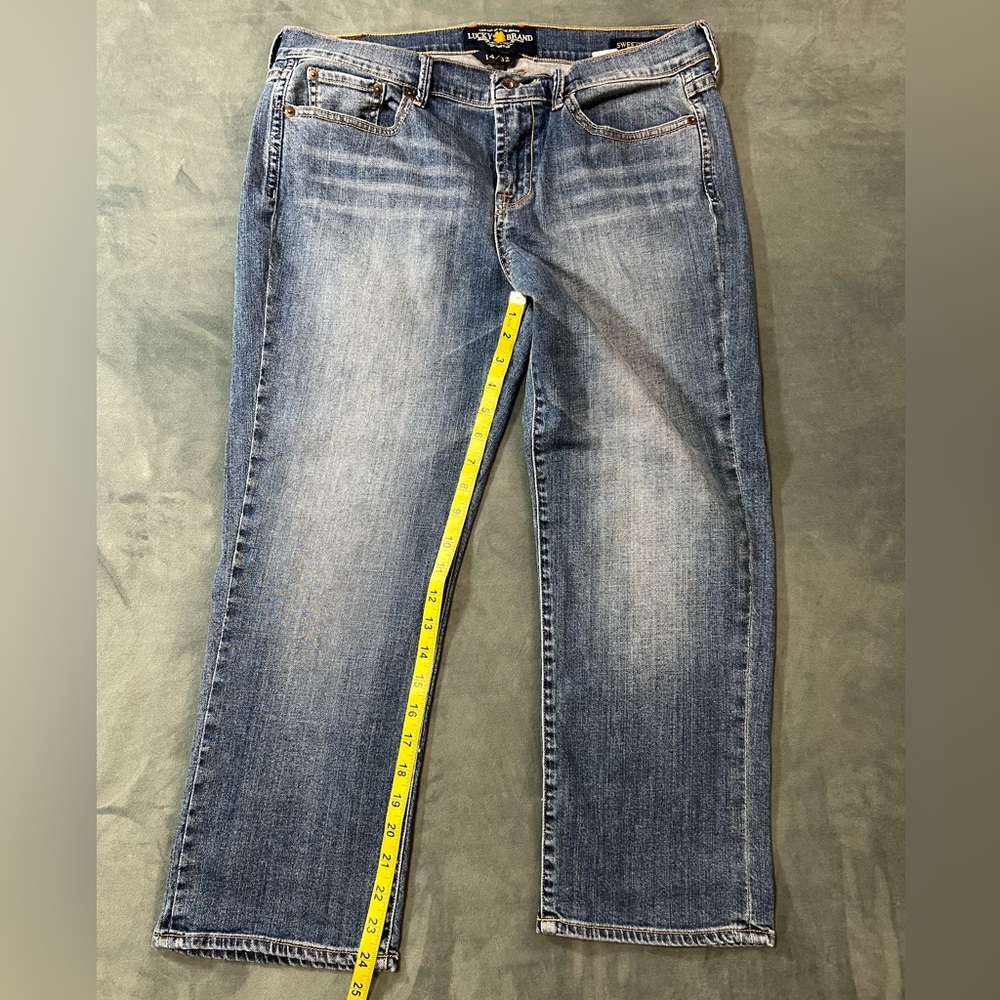 👖Lucky Brand “Sweet n Straight Crop” Capri, Size: 14/32 - Picture 4 of 12